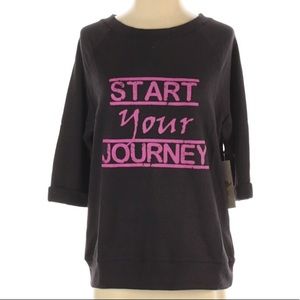 NWT Pink Lotus sweatshirt